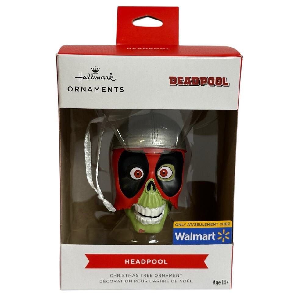 Hallmark Marvel Deadpool Headpool Christmas Ornament Marvel Disney 2025 New